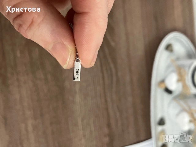 Златна тенис гривна 3,08гр.,14к, снимка 5 - Гривни - 52824637