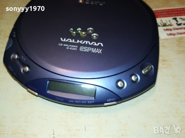 НАЛИЧЕН-SONY D-E221 DISCMAN-ВНОС GERMANY 2003222058, снимка 5 - Радиокасетофони, транзистори - 36173710