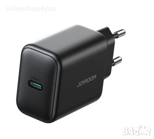 Адаптер Joyroom JR-TCG13 45W GaN Бързо зареждане до 45W - Черен, снимка 4 - Оригинални зарядни - 50825764