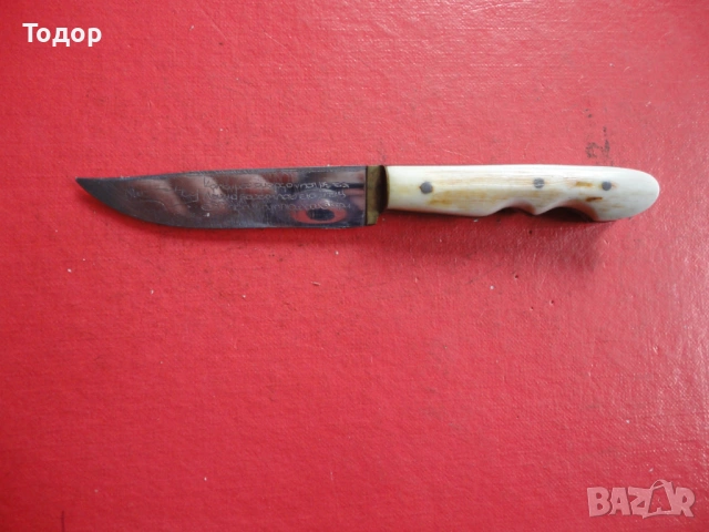 Старинен нож ножка каракулак кокалени чирени , снимка 9 - Ножове - 53023717
