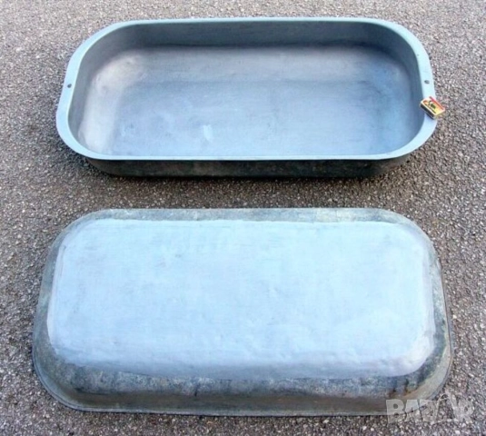 Оригинал Българско Универсално Метално КОРИТО 91,5 x 45 x 15 см 45 литра Леген Вана ламарина БАРТЕР, снимка 2 - Други - 46951693