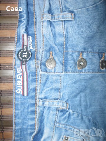 Дънки SUBLEVEL  дамски,ХЛ, снимка 4 - Дънки - 41948230