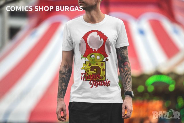 Мъжка тениска Super Mario , снимка 3 - Тениски - 35750962