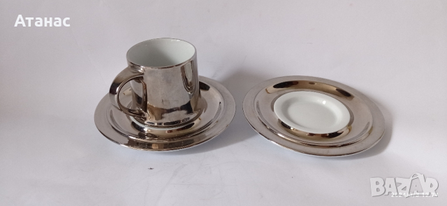 Швейцарска порцеланова чаша за кафе , снимка 7 - Чаши - 44584122