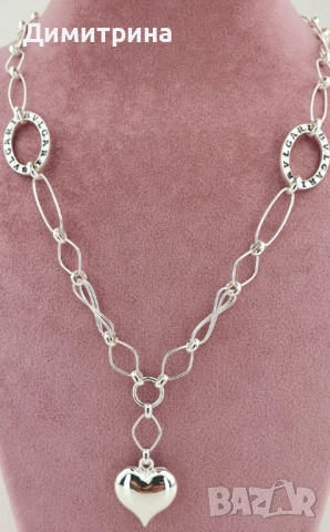 Дамско колие  сребро проба 925