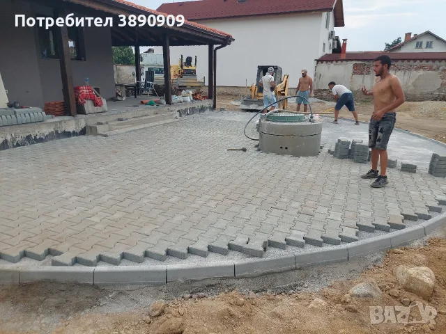 изграждане на паркинги,пътеки,Алек,асфалтиране.Редена на гранитен паваж и унипаваж, снимка 3 - Ремонти на къщи - 55779077