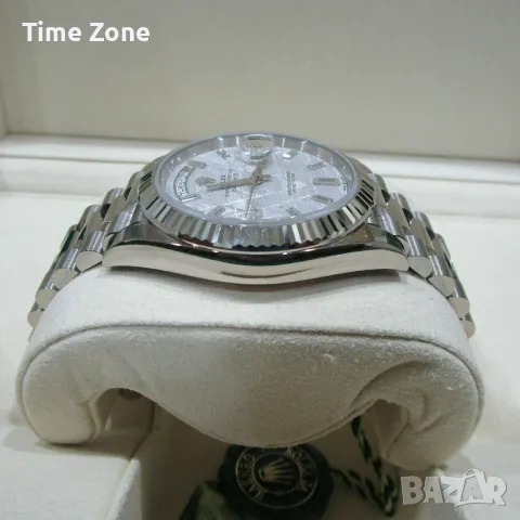 Rolex Day-Date 40mm President White Gold Meteorite Dial Diamonds Automatic Различни Варианти, снимка 8 - Мъжки - 48183465
