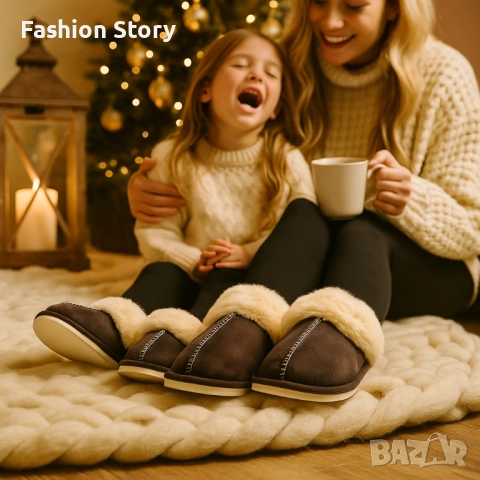 Оригинални Пухкави зимни пантофи SWISS LYX с мемори пяна и гел против умора и мекота !