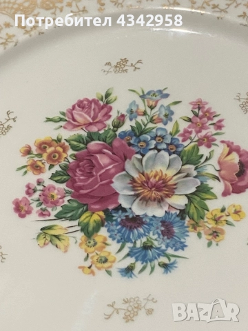 Winterling. 1950 г. Порцеланова чиния., снимка 5 - Антикварни и старинни предмети - 52898707