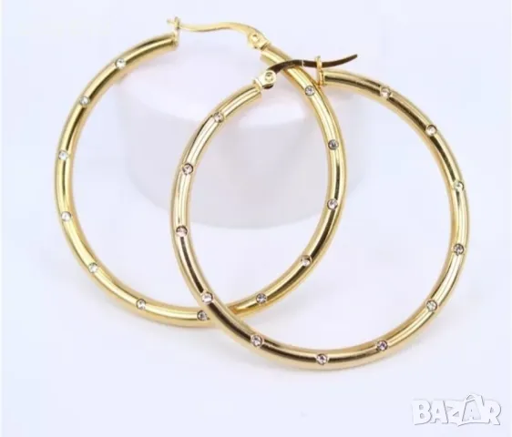 Бижута, мед. стомана, обеци, гривна, хълки, снимка 17 - Гривни - 48206144