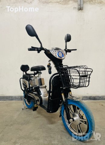  Електрически Скутер-Велосипед EBZ16 500W - Silver , снимка 2 - Мотоциклети и мототехника - 41941523