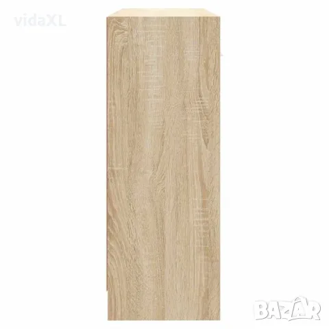 vidaXL Сайдборд, дъб сонома, 91x28x75 см, инженерно дърво, снимка 7 - Бюфети - 56148029