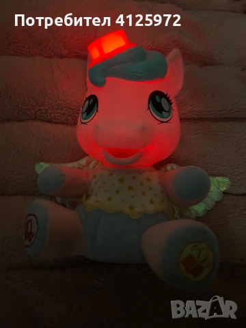 Интерактивно пони Кони, детска играчка с приказки, песнички, свети когато издава звук, снимка 3 - Образователни игри - 52606774