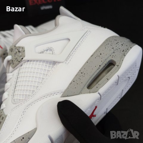 Nike Air Jordan 4 Retro White Oreo Нови Оригинални Обувки Размер 41 Номер Бели , снимка 7 - Кецове - 41681464