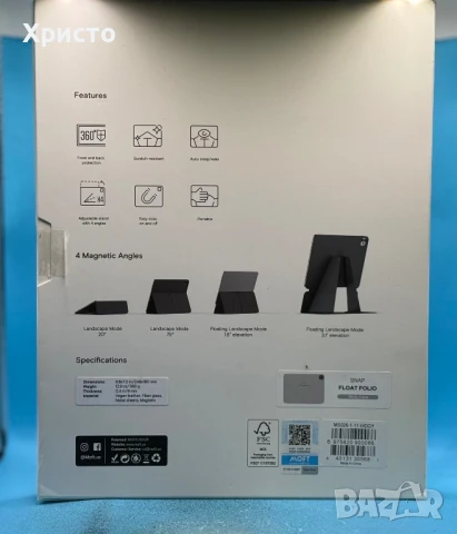 НОВ!!! MOFT Snap Float Folio – стойка и калъф за iPad Pro 11″ (2‑4 ген.) / Air (4‑5 ген.) , снимка 4 - Таблети - 50598565