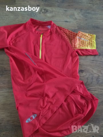 salomon - страхотна мъжка тениска КАТО НОВА 100% оригинал точни размери дължина - 68см. ширина под, снимка 7 - Тениски - 41621897