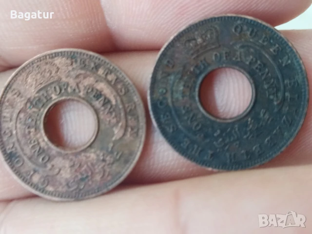 Британска Западна Африка,1952,54г,лот монети,British West Africa , снимка 5 - Нумизматика и бонистика - 51106750