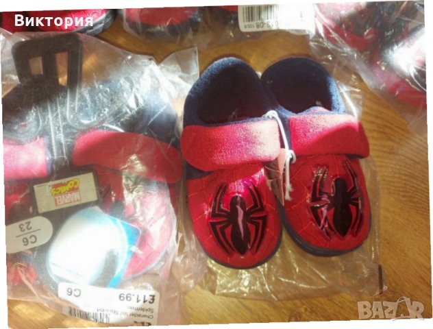 Нови пантофи spiderman , снимка 4 - Детски пантофи - 35912126