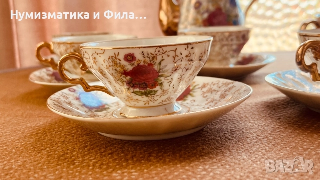 Порцеланов сервиз за кафе стил барок, снимка 7 - Сервизи - 51858724