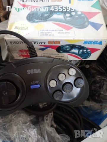 Конзола Sega mega drive 2 джойстик контролер Сега Мега Драйв 2 телевизионна игра , снимка 4 - Антикварни и старинни предмети - 51392191