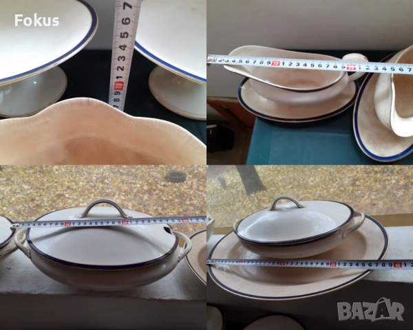 Стар порцеланов сервиз Johnson Bros England 23 част порцелан, снимка 4 - Антикварни и старинни предмети - 53449215