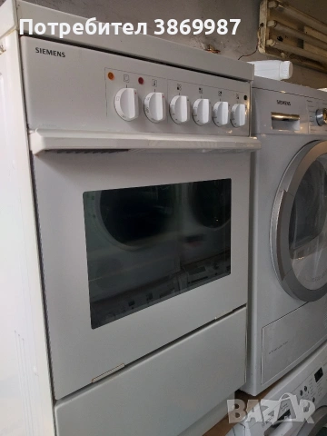 Печка със керамични котлони и вентилатор Siemens , снимка 4 - Печки, фурни - 53658702