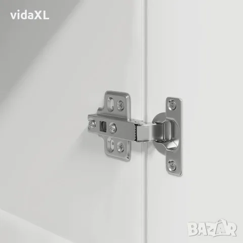 vidaXL Висок шкаф, бял, 70x35x180 см, инженерно дърво, снимка 10 - Бюфети - 56147037