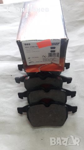 комплект предни  дискови накладки SIMER 665 ITALY ЗА OPEL,  SAAB , VAUXHALL, снимка 2 - Части - 35985147