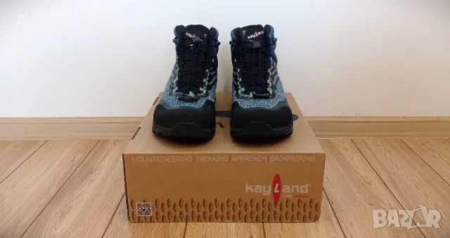 Мъжки туристически обувки Kayland Stinger GTX Blue Lime, номер 45, снимка 2 - Други - 47870513