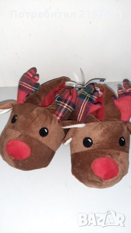 НОВИ с Етикет ДЕТСКИ ТОПЛИ ПАНТОФИ - N 33