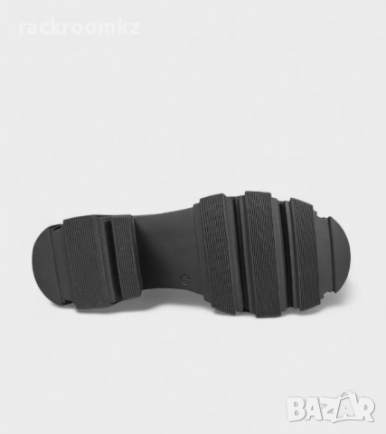 Модерни черни дамски боти с топъл хастар и грайферна подметка W851026 Black, снимка 5 - Дамски боти - 52399451