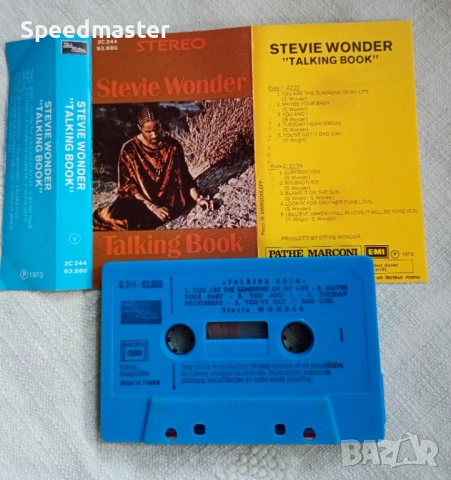Stevie Wonder - Talking Book, снимка 2 - Аудио касети - 51491256