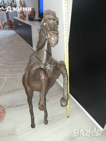 стар кожен кон, снимка 5 - Антикварни и старинни предмети - 41924119
