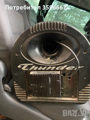 Бас каса/Thunder/+усилвател/Alpine, снимка 3 - Аудиосистеми - 53606264