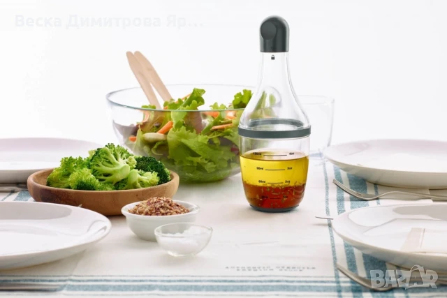 Бутилка за дресинг Lekue Ø7.2×H19.1cm, снимка 7 - Други стоки за дома - 50622427