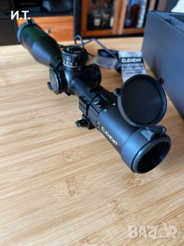  Оптика Element Optics HELIX GEN 2 6-24×50 FFP-APR-2D MRAD, снимка 2 - Въздушно оръжие - 53412697