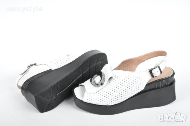 Дамски сандали на платформа, снимка 4 - Сандали - 40559679