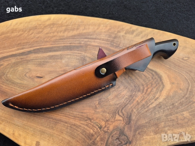 Ловен нож дамаска стомана LN423, снимка 6 - Ножове - 52325007