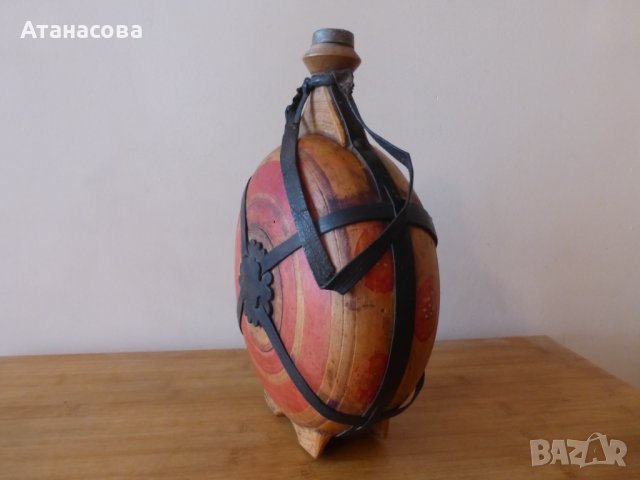 Бъклица стара дървена 1920 г, снимка 8 - Антикварни и старинни предмети - 44246853