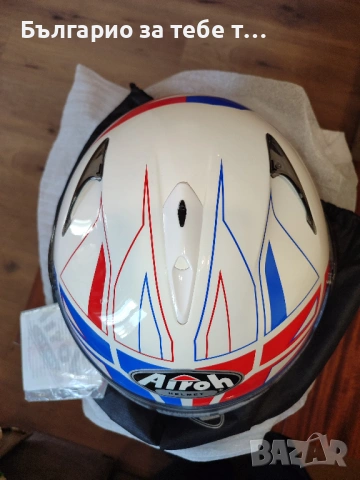 Чисто нова каска Airoh JT Convert Blue Gloss XXL 63 см., снимка 8 - Аксесоари и консумативи - 53853703