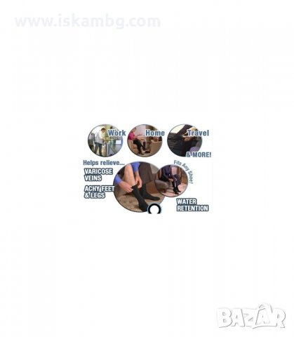 EЛАСТИЧНИ КОМПРЕСИОННИ ЧОРАПИ MIRACLE SOCKS ПРОТИВ РАЗШИРЕНИ ВЕНИ - код 1087, снимка 3 - Други - 34061218