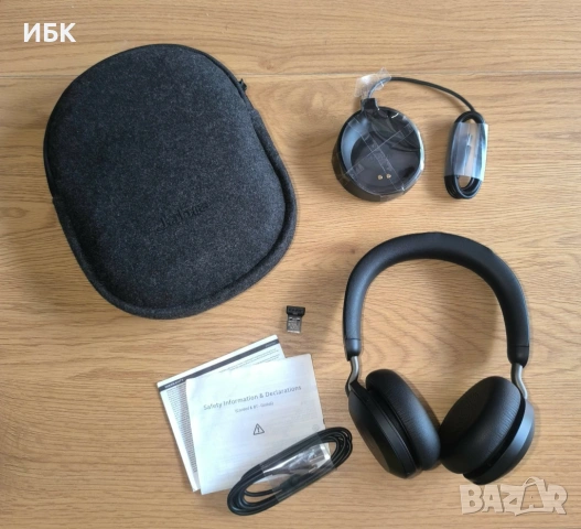 Слушалки Jabra Evolve2 75 USB-C MS Teams MS, ANC, Bluetooth, Link380 27599-999-899 27599-999-899, снимка 5 - Bluetooth слушалки - 53510612