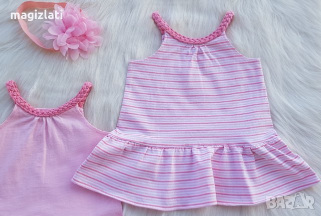 Рокли за бебе 6 месеца, снимка 2 - Бебешки рокли - 33956336