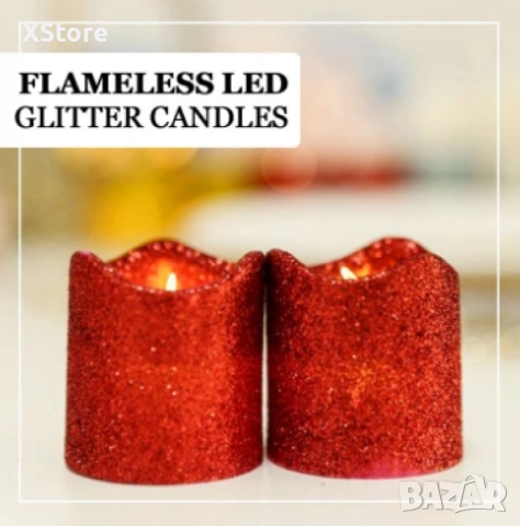 Мини LED Коледни свещи в компактен елегантен размер, снимка 6 - Декорация за дома - 52441009