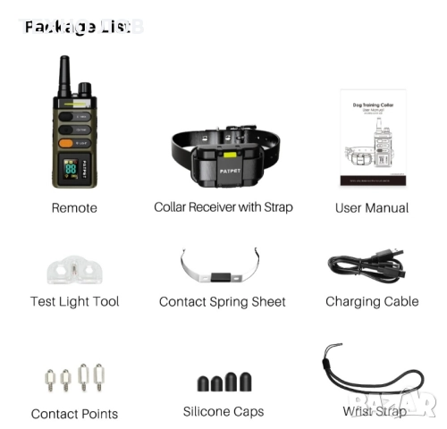 Електронен нашийник за куче професионален от висок клас с голям обхват ДО 2000 метра , снимка 10 - За кучета - 52253040
