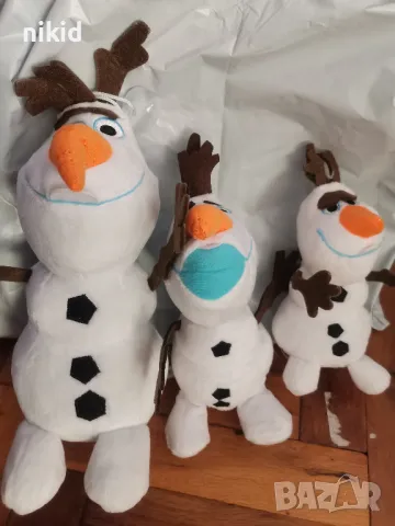 Олаф плюшен плюшена играчка герой от Замръзналото кралство Елза и Анна, снимка 4 - Плюшени играчки - 16429878