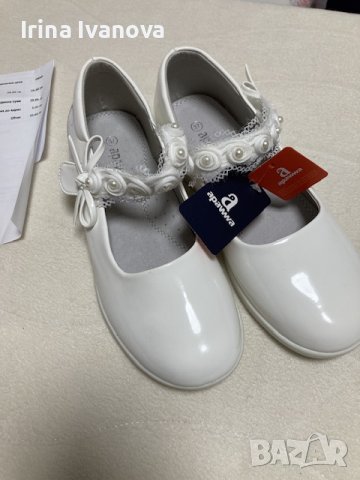 Детски бели обувки, снимка 1 - Детски обувки - 42289595