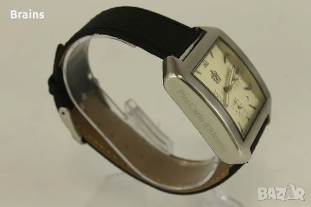 PIER CARLO D'ALESSIO Мъжки Кварцов Дизайнерски Хронограф, снимка 6 - Мъжки - 49020223