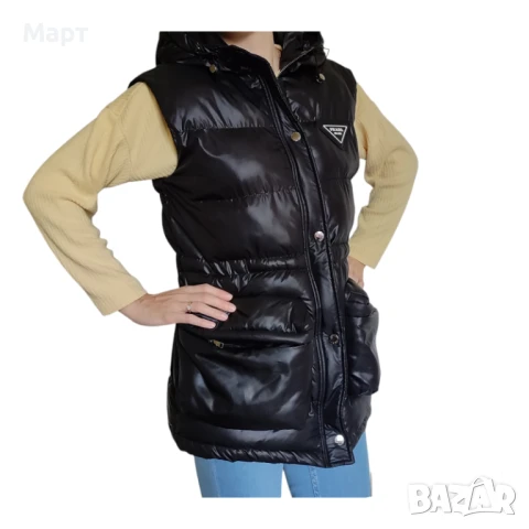 Дамски елек Prada грейка пухенка, снимка 4 - Елеци - 50907005