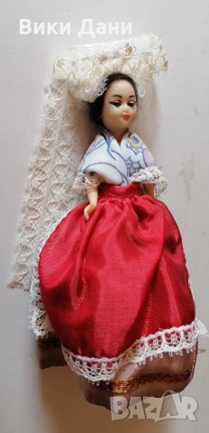 ретро кукла с мигащи очи Франция в Колекции в гр. Плевен - ID34512988 —  Bazar.bg